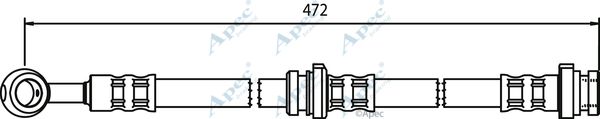 APEC BRAKING Jarruletku HOS3456